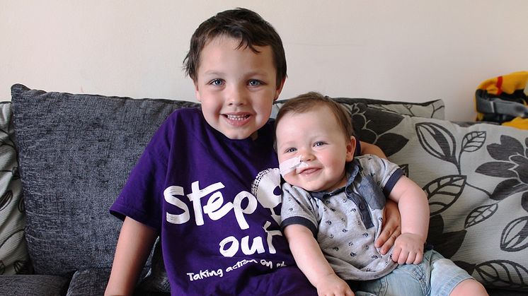 Brynna boy raises hundreds after baby brother has stroke