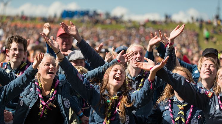 Bild från Scouternas Jamboree 2017