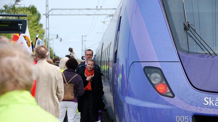 Tågresandet ökar i Skåne men gränskontrollerna begränsar takten