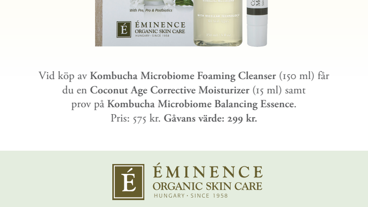 Köp Kombucha Microbiome Foaming Cleanser – få gåva på köpet!