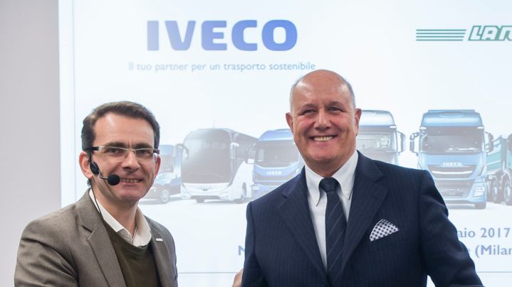 IVECO ja Lannutti Group solmivat sopimuksen 610 uuden Stralis XP ja NP -kuorma-auton toimituksesta