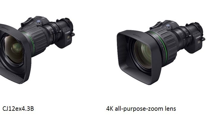 Canon launches world’s widest 2/3” 4K portable  broadcast lens  – the CJ12ex4.3B