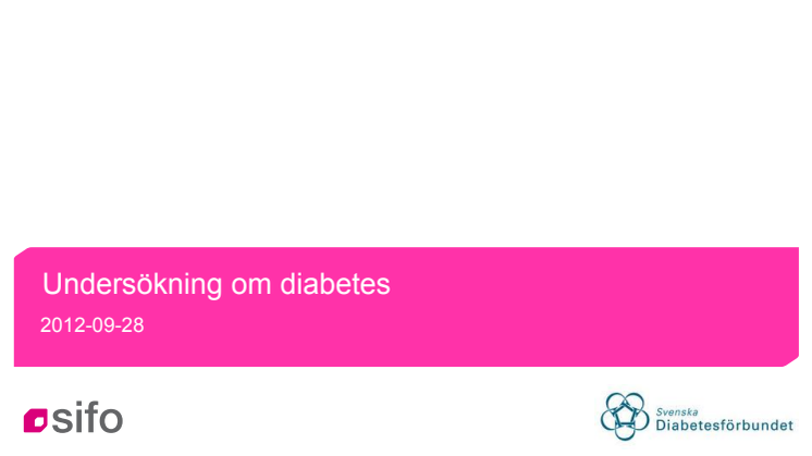 Ingen oro att drabbas av diabetes trots att var femte svensk får sjukdomen