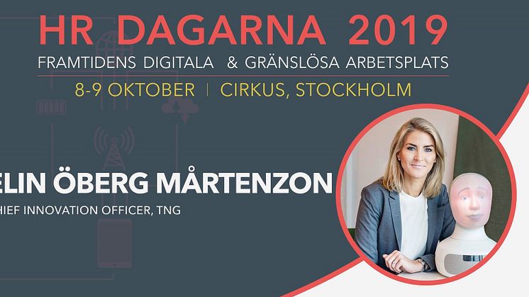 TNG och intervjuroboten Tengai medverkar på HR-dagarna 2019