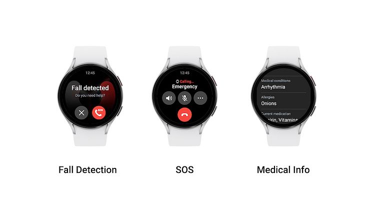 Galaxy Watch5 series_One UI 5 Watch_Safety