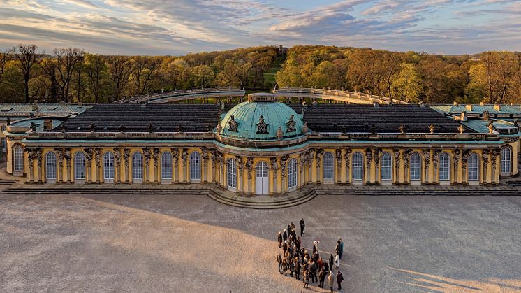 Potsdam "sans, souci.", ohne Sorgen, genießen.