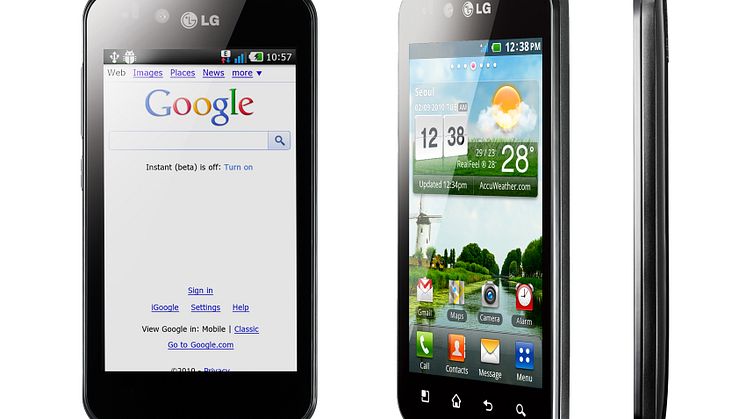 LG presenterer Optimus Black  – ny smarttelefon med verdens mest lyssterke skjerm