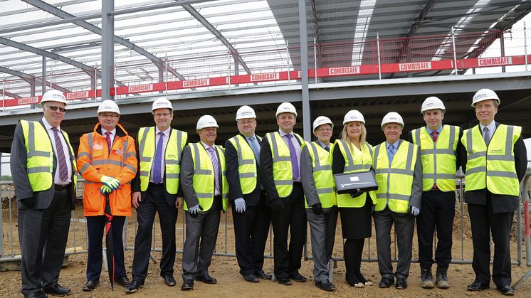 Landmark reached at Hitachi Rail Europe’s Newton Aycliffe factory as steel frame is erected