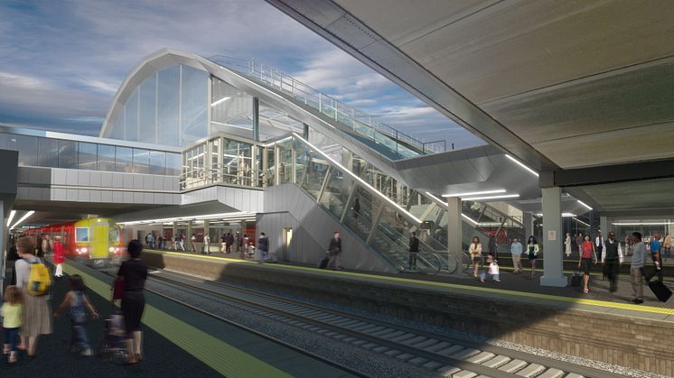Gatwick Airport station - artist's impression of the £150m essential upgrade