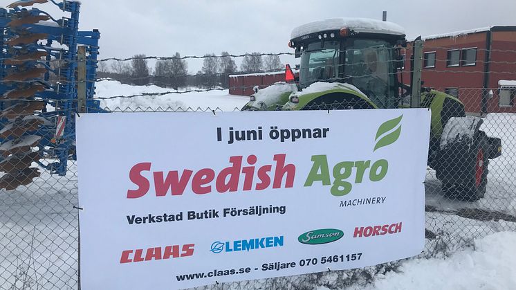 Swedish Agro Machinerys nya anläggning i Borlänge.