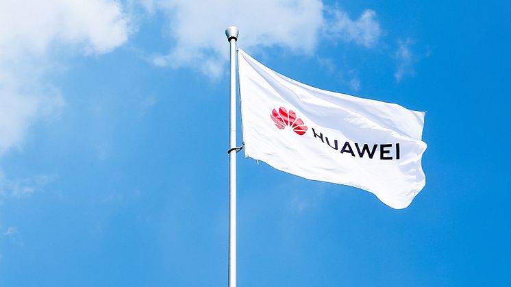 Eric Xu, roterande ordförande för Huawei, presenterar årsresultat för helåret 2019.
