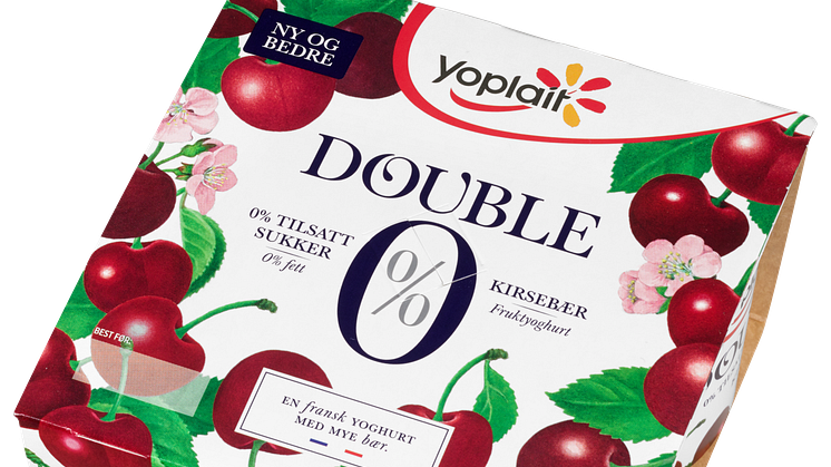 Yoplait Double 0% Kirsebær