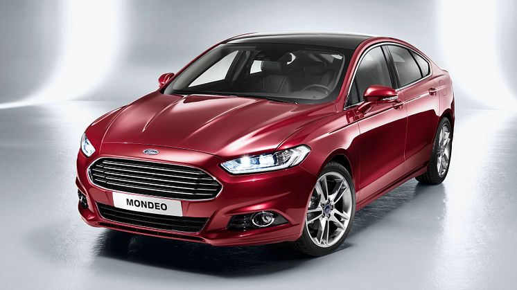 Ford avduker helt ny Mondeo: Flaggskip med premium design, avansert teknologi og 1.0-liters EcoBoost-motor.