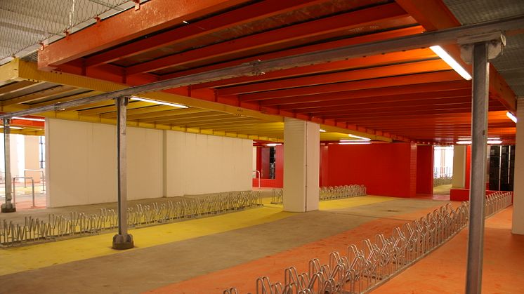  Sveriges finaste cykelparkering öppnar den 12 december i Hyllie, Malmö