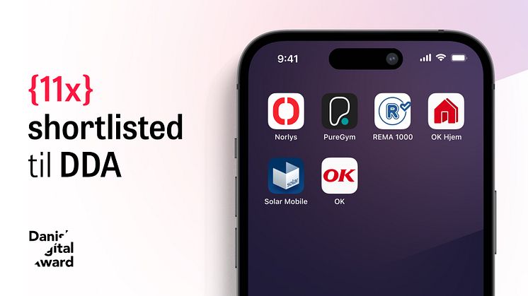Det app-baserede digitale bureau Shape er blevet nomineret til imponerende 11 priser ved dette års Danish Digital Awards