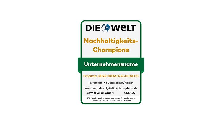 Unternehmen mit nachhaltigem Image   