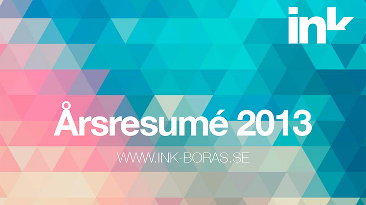 Inkubatorns årsresumé 2013, nu i PDF-version