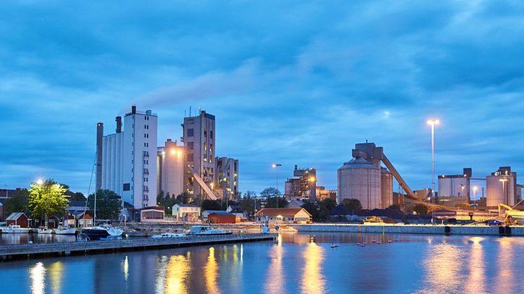 Slitefabriken och hamn