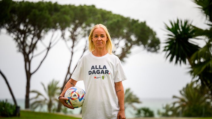 Caroline Seger, ambassadör för initiativet Alla dagar