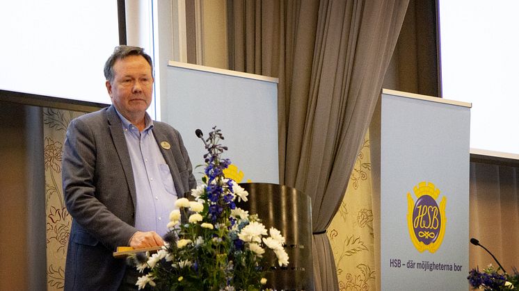 Kent Andersson, HSB Malmös styrelseordförande, inledde stämman.