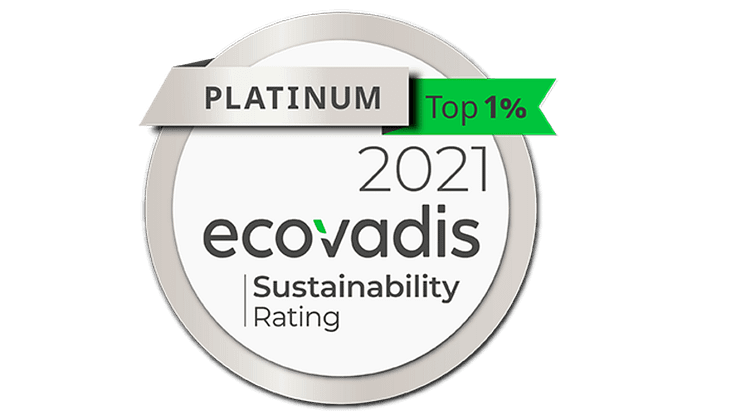Trioworld får Ecovadis Platinum utmärkelse för sitt hållbarhetsarbete