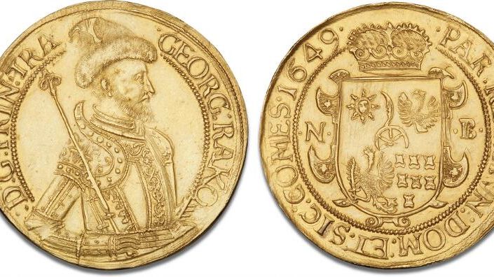Seks gulddukater fik millionhammerslag på Bruun Rasmussens møntauktion i Bredgade den 8. november. Aftenens dyreste mønt blev en 10 dukat fra 1649, som endte med et hammerslag på hele 2.450.000 kr.