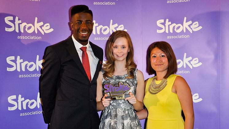 Young stroke survivor wins national award for volunteering