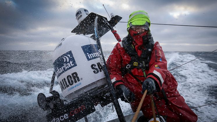 SAILOR FleetBroadband products will continue to be a fixture of the Volvo Ocean Race.  Credit: Yann Riou/Dongfeng Race Team