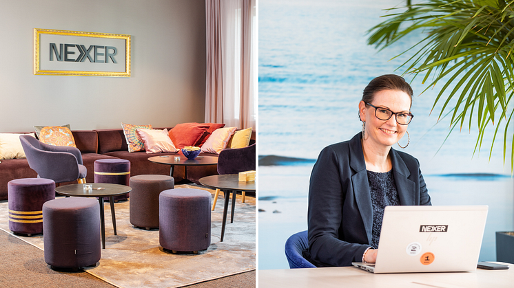 Ingela Lindahl, eventmanager, kontorsansvarig och FIO (First Impression Officer), på Nexer som nyligen flyttat till nya lokaler i Dockan i Malmö.