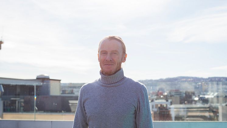 Edmund Austigard, adm. direktør i Det Norske Samlaget. Foto: Sara Olivia Sanderud