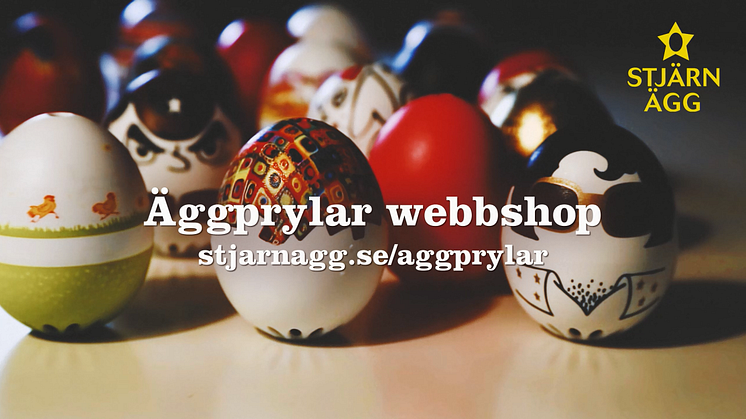 Ny webbshop – Stjärnägg satsar på Äggprylar