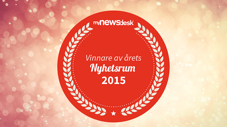 Årets Nyhetsrum 2015 - Badge