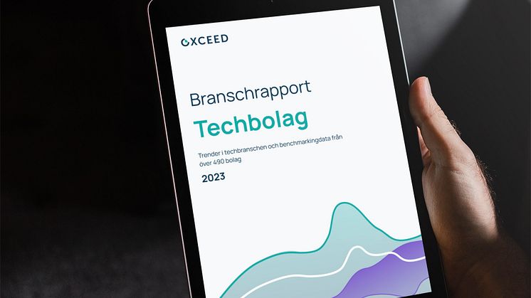 Oxceeds branschrapport för techbolag 2023 är baserad på data från 490 bolag.