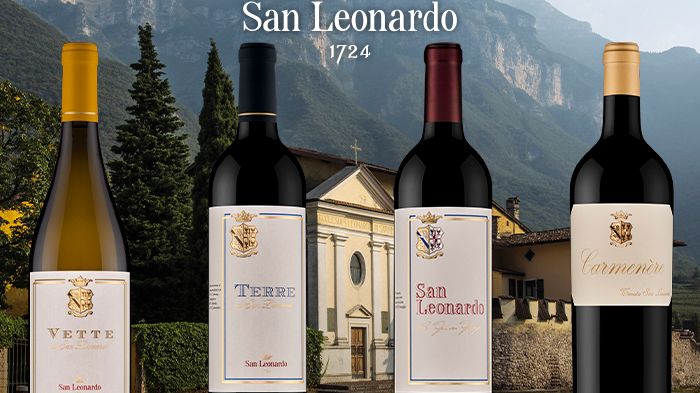 Aktuella viner: Vette di San Leonardo, Terre di San Leonardo, San Leonardo och San Leonardo Carmenère