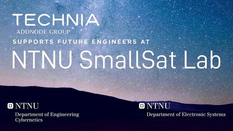 TECHNIA Support Future Engineers in NTNU SmallSat Project