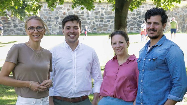 Meaningful Equity II Investment Partners. From left to right: Heidi Kopperud, Jean-Guillaume Marquaire, Ann-Kristin Pfründer, Alexander Farooq.