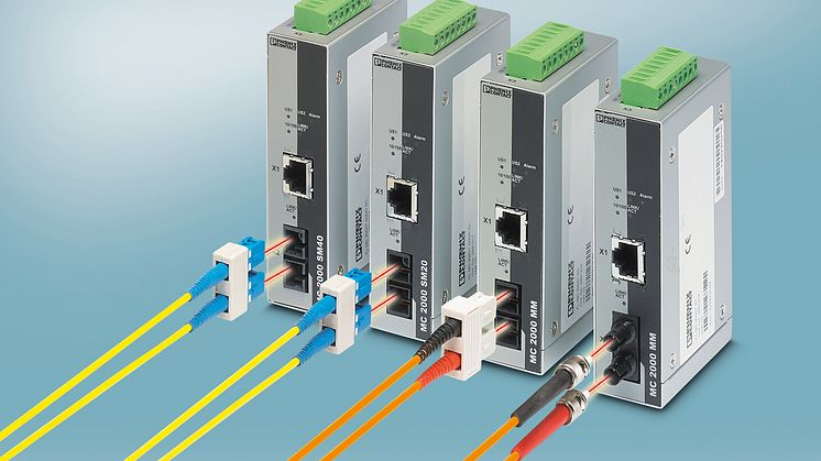 Rapid media converters for Ethernet applications in realtime