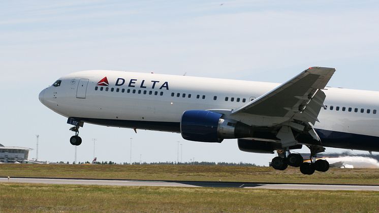 Delta Air Lines tillbaka på Stockholm Arlanda Airport