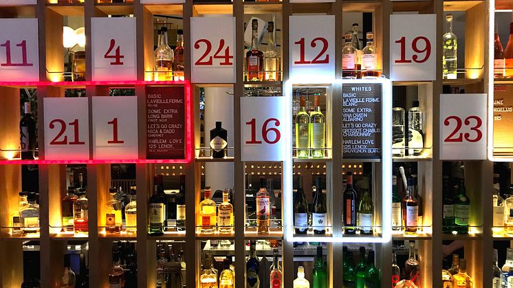 Årets adventskalender i baren på Clarion Hotel Sign