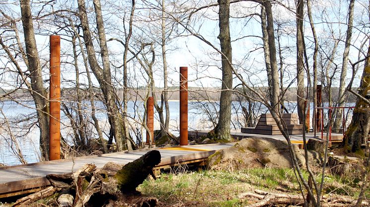 Cortenrör i Strandskogen Arninge-Ullna 