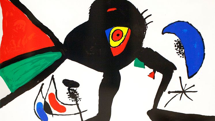 Juan Miró, Miro Kristianstads museum, 1973. Kristianstads konsthall. 