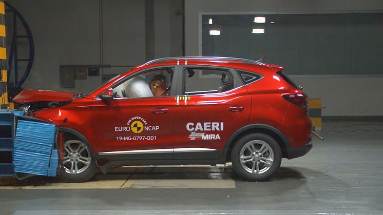 En ny stjerne på bil-himmelen: MG ZS EV imponerer med sine fem stjerner i Euro NCAP rating