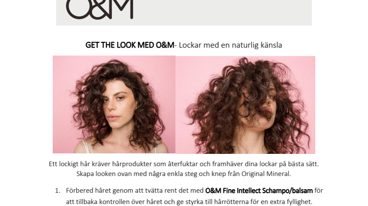 O&M - Curly look