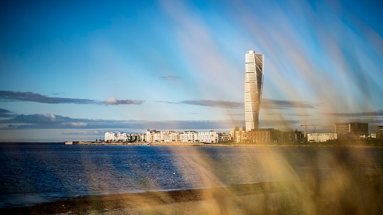 Turning Torso var när det byggdes Europas näst högsta bostadshus. Foto: Anna Wahlgren