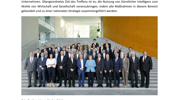 SemVox-CEO Norbert Pfleger trifft Bundeskanzlerin Angela Merkel zum Expertengespräch über Künstliche Intelligenz