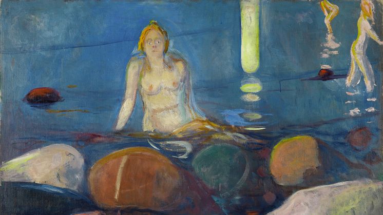 Edvard Munch: Sommernatt. Havfrue / Summer Night. Mermaid (1893)