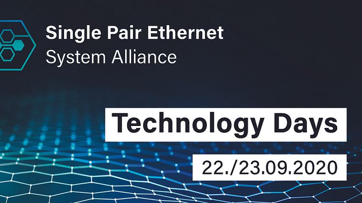 Technology Days: international digital conference on Single Pair Ethernet