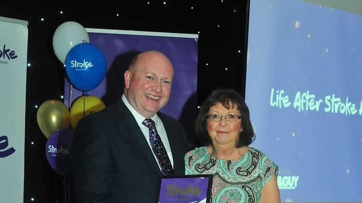 ​Whickham stroke survivor receives regional recognition