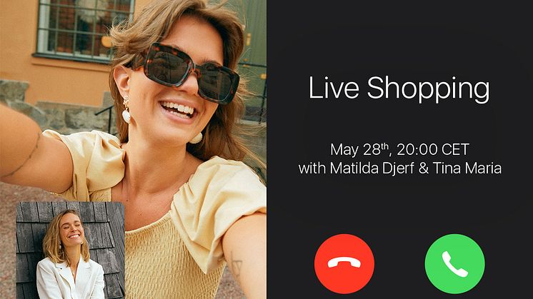 GINA TRICOT KICKS OFF SUMMER WITH A UNIQUE LIVE VIDEO SHOPPING EVENT