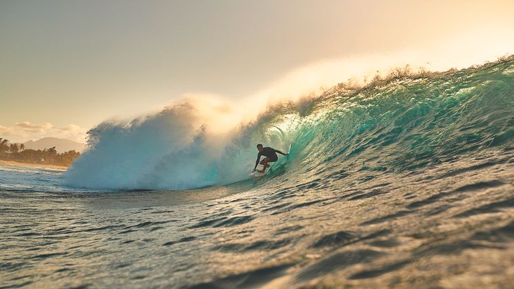 Se information om tidvatten, våghöjd, vind och betyg gällande surfing i din kompatibla Garmin smartwatch